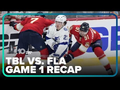 Tampa Bay Lightning vs. Florida Panthers Playoff Game 1 Recap: Bolts fall 3-2