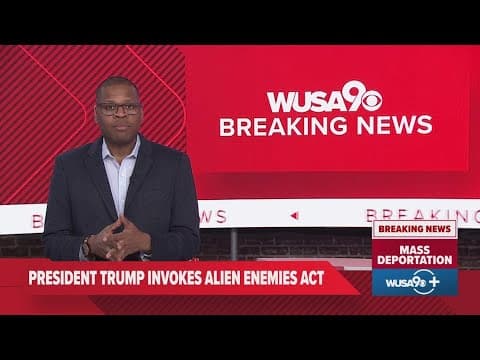 Trump invokes 18th century law to declare invasion by gangs and speed deportations