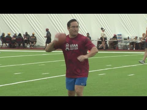 Military Appreciation Day at Commanders training camp