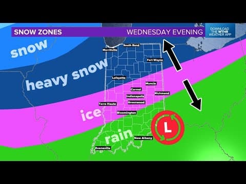 Tracking 3 winter storms heading to the Ohio River Valley this week | Heavy snow and ice possible