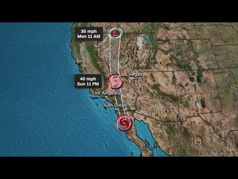 Tropical Storm Hilary update: Earthquake rocks California as rain continues