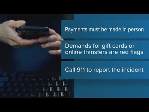 Widespread phone scams impersonating officers