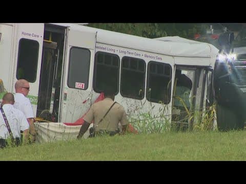 Senior living facility bus collides with dump truck, killing 3 in Charles County