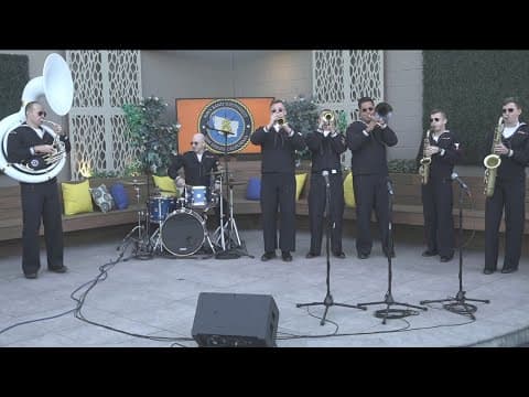 Navy Band Southwest brass provides taste of what is will offer during San Diego Fleet Week