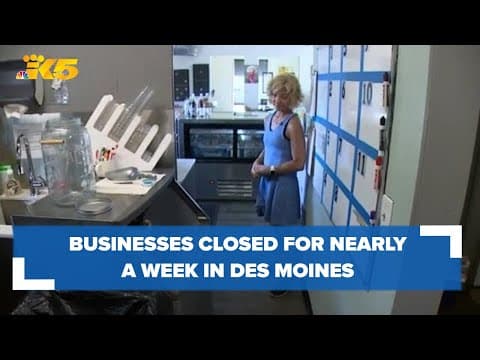 Des Moines businesses closed for nearly a week due to boil water notice