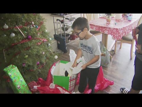 Walmart surprises Mission Valley family with $500 worth of gifts