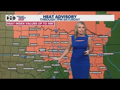 DFW Weather: Rain-free, hot and humid for the weekend