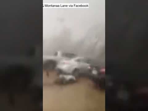 Video captures possible tornado touch down in Tylertown, Mississippi #tornado #tornadodamage #wwltv