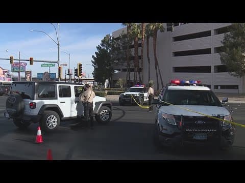 1 person dies when truck catches fire and explodes outside Trump's Las Vegas hotel
