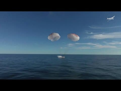 NASA astronauts touchdown after eight-day mission turned into 9 months