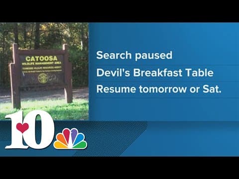 Search continues for man who disappeared at Devil's Breakfast Table in Morgan County