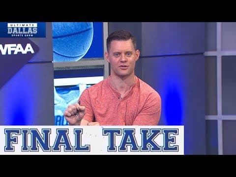 FINAL TAKE: Cowboys need help at receiver | Ultimate Dallas Sports Show