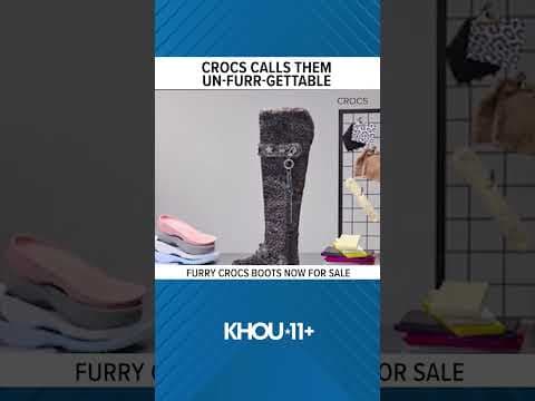 Crocs calls them un-furr-gettable!  Are they on your holiday shopping list?