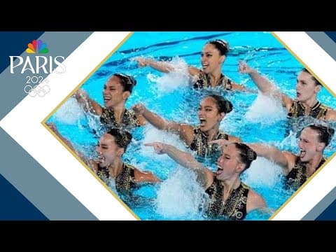 Issaquah's Keana Hunter explains how artistic swimmers 'knox' their hair at Paris Olympics