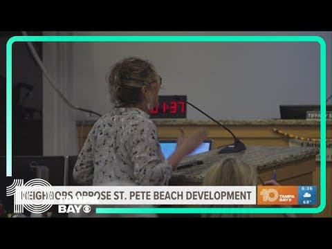 Residents voice opposition to St. Pete Beach development plans