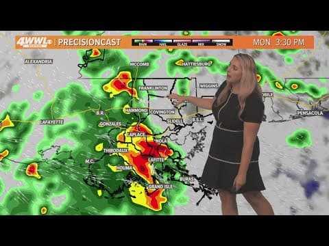 New Orleans Weather: Periods of steady rain Sunday and Monday