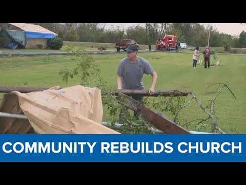 Volunteers rally to repair church after tornado hits St. Charles Parish
