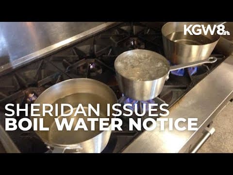 City of Sheridan issues a boil water advisory