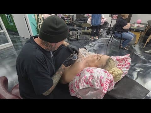 Organization helps breast cancer survivors heal with free tattoos
