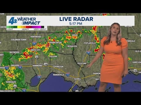 New Orleans Weather: Passing rain and storms Friday and Saturday
