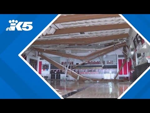 Roof of high school gym collapses