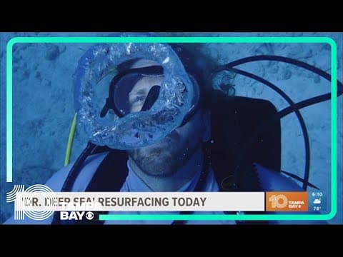 100 days underwater: USF record-breaking researcher to resurface Friday