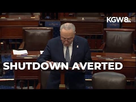 Federal government avoids shutdown as Democrats join Republicans on spending bill