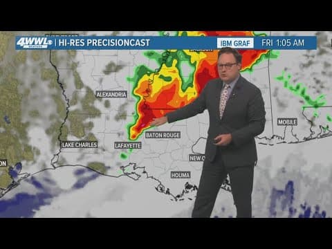 New Orleans Weather: Damaging winds possible overnight on Northshore