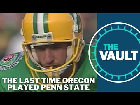 The last time the Ducks played the Nittany Lions | KGW Vault