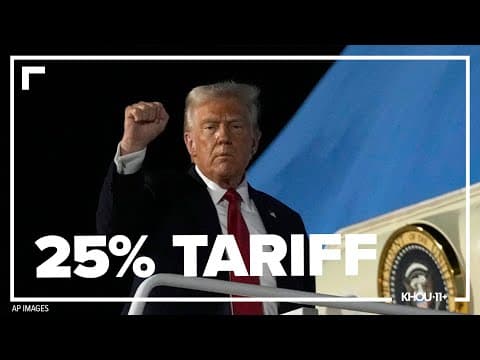 Trump announces 25% tariffs on all steel and aluminum imports