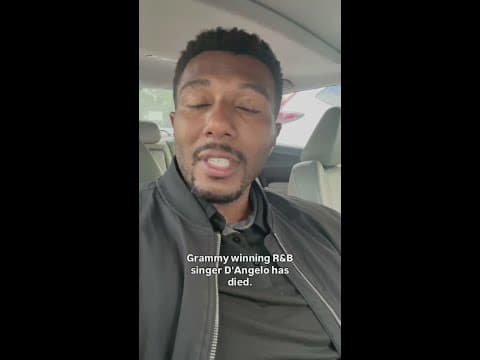 Grammy award winning singer D’Angelo has died