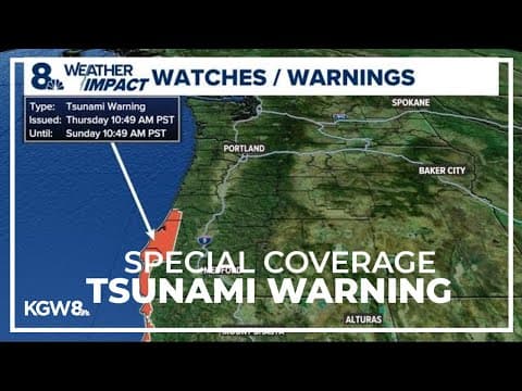 KGW Special Coverage | West Coast tsunami warning lifted after 75 minutes