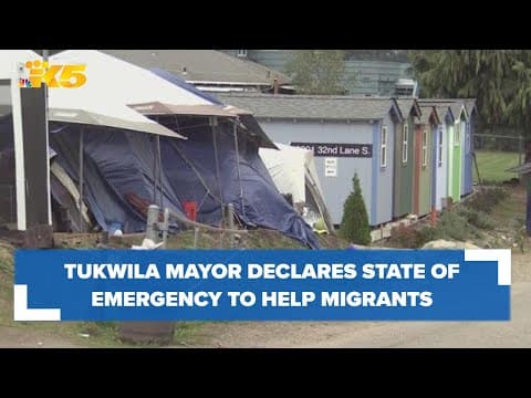 Tukwila mayor declares state of emergency to get help for dozens of migrants living at local church