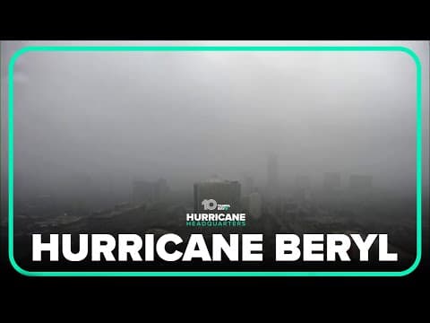 Houston live cam shows Hurricane Beryl lashing city with heavy rain, winds