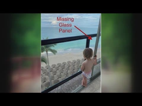 Missing glass panel leads to 23-month-old death in Mexico, parents sue Hyatt