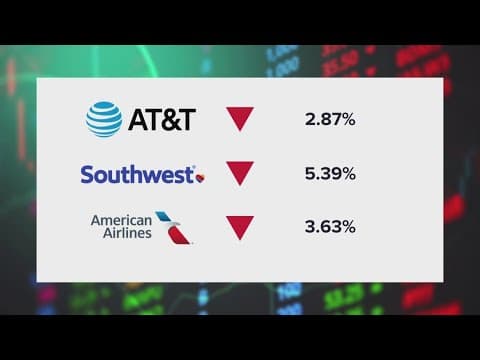 Stock market takes a big hit, including major North Texas companies