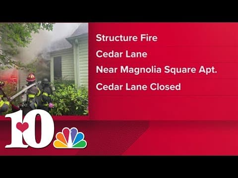 KFD crews working structure fire on Cedar Lane