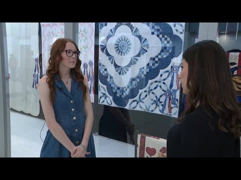 Teen shares love of quilting at RodeoHouston