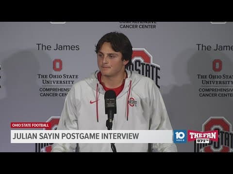 Julian Sayin postgame interview | Ohio State vs Minnesota