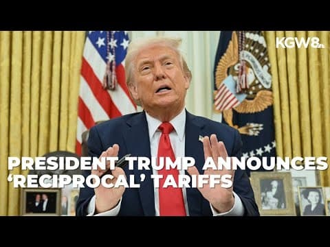 LIVE: Trump announces 'reciprocal' tariffs