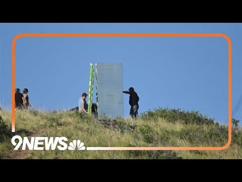 Man says he saw Larimer County monolith come down