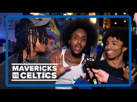 NBA Finals: Mavs fans react to Game 3 loss (and get increasingly delusional with each mic they see)