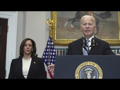 President Joe Biden ends campaign, endorsing Vice President Kamala Harris