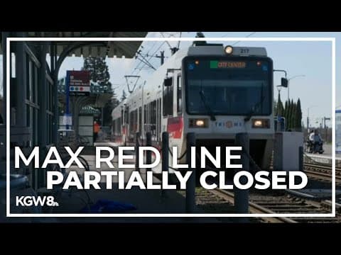 Portland airport light rail service will shut down for four months starting Sunday