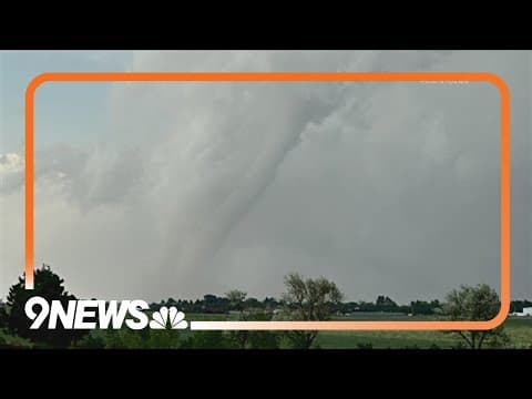 Tornado, large hail reported in northeast Colorado as severe storms move through