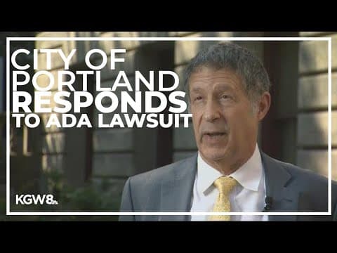 City of Portland responds to homeless camping ADA Lawsuit