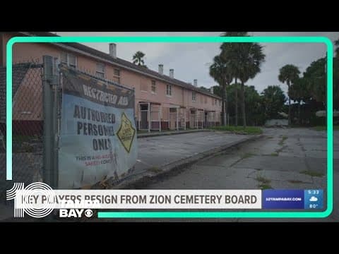 Future of destroyed Black graves at Zion Cemetery uncertain after key stakeholders resign