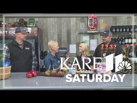 Picking fall apples at Ferguson's family orchard in Jordan
