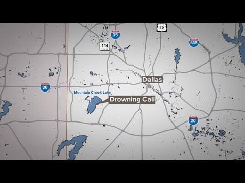 A boy and his father were swept away by creek waters