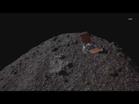 Sample of asteroid heading back to Earth